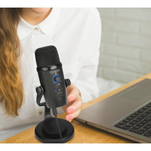 【値下げ中】BOYA BY-PM500 USBマイク BOYA/BY-PM500 デスクトップスタンド型USBマイク 送料無料