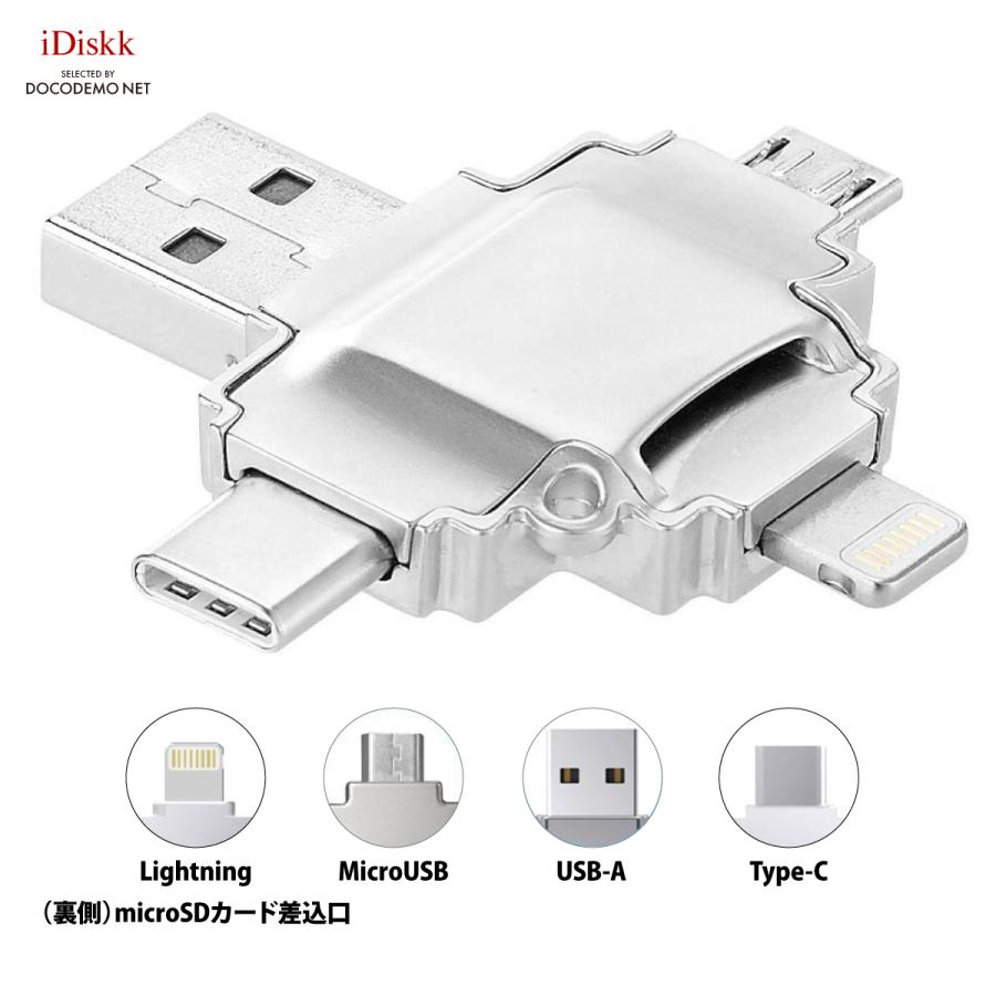 ☆iDiskk USB-C iPad Pro Lightning•1TB・未使用 Apple認証 iDiskk MFI取得 1TB (1024GB) iPad Pro iPhone 外付け