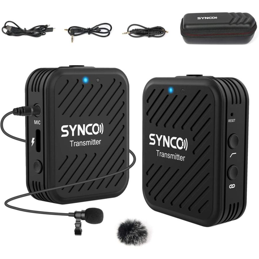 技適マーク認証 SYNCO G1 A1 2.4GHz ワイヤレス マイク 無線