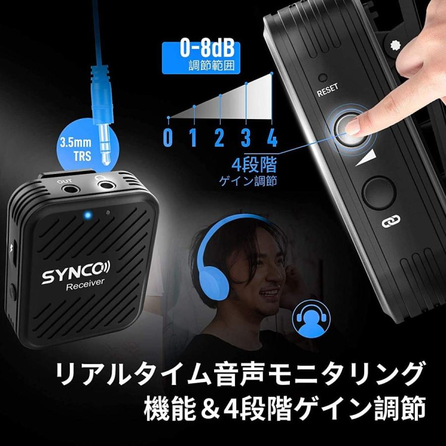 技適マーク認証 SYNCO G1 A1 2.4GHz ワイヤレス マイク 無線 技適マーク認証 SYNCO G1 A1 2.4GHz ワイヤレス マイク 無線