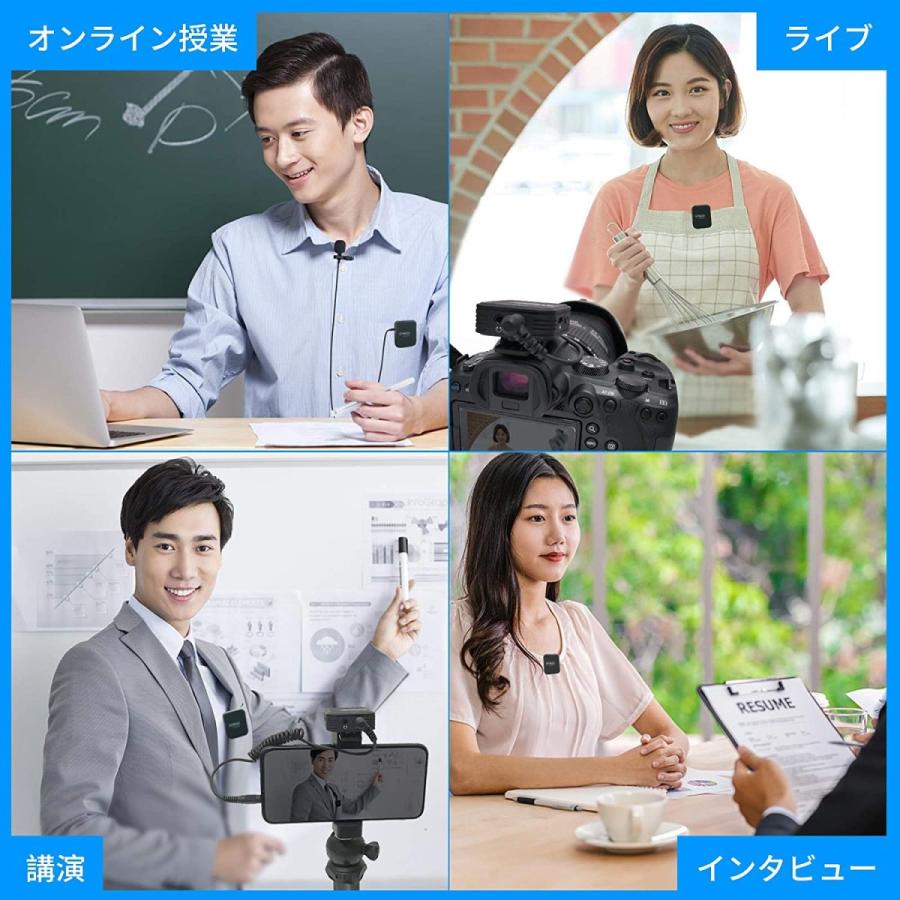 技適マーク認証 SYNCO G1 A1 2.4GHz ワイヤレス マイク 無線マイクロフォン オーディオ 伝送システム カメラ外付け マイク ローカット機能 インタビュー 取材 |  | 08