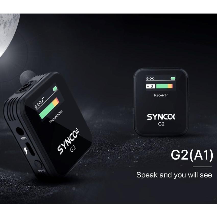 SYNCO G2 (A1) ワイヤレスピンマイクシステム スマホ外付け マイク カメラマイク 軽量小型 自動ペアリング 操作簡単 カメラ スマホ 2.4GHz :SYNCO-G2-A1:国内海外通信専門店どこでもネット - 通販 - Yahoo!ショッピング SYNCO G2 (A1) ワイヤレスピンマイクシステム スマホ外付け マイク カメラマイク 軽量小型 自動ペアリング 操作簡単 カメラ スマホ 2.4GHz :SYNCO-G2-A1:国内海外通信専門店どこでもネット - 通販 - Yahoo!ショッピング