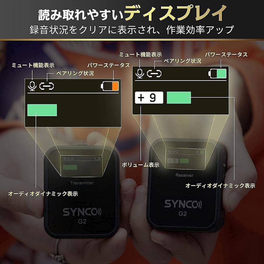 技適マーク認証 SYNCO G2 A1 ワイヤレスピンマイクシステム 技適マーク認証 SYNCO G2 A1 ワイヤレスピンマイクシステム