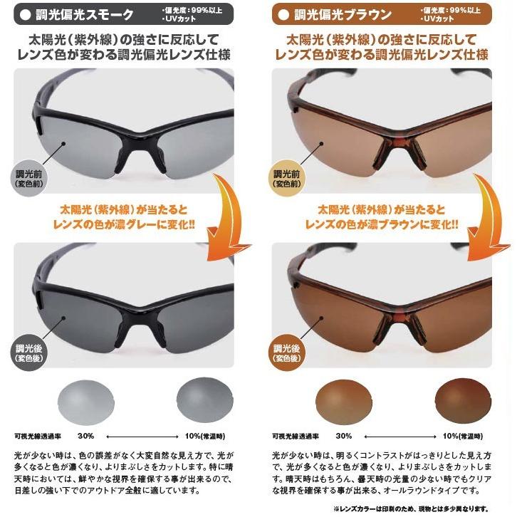 サングラスケース付き スポーツサングラス　調光サングラス　偏光　ブルーカット　R003　ハーレー　魚釣り　キャンプ　自転車　ゴルフ　 |  | 01