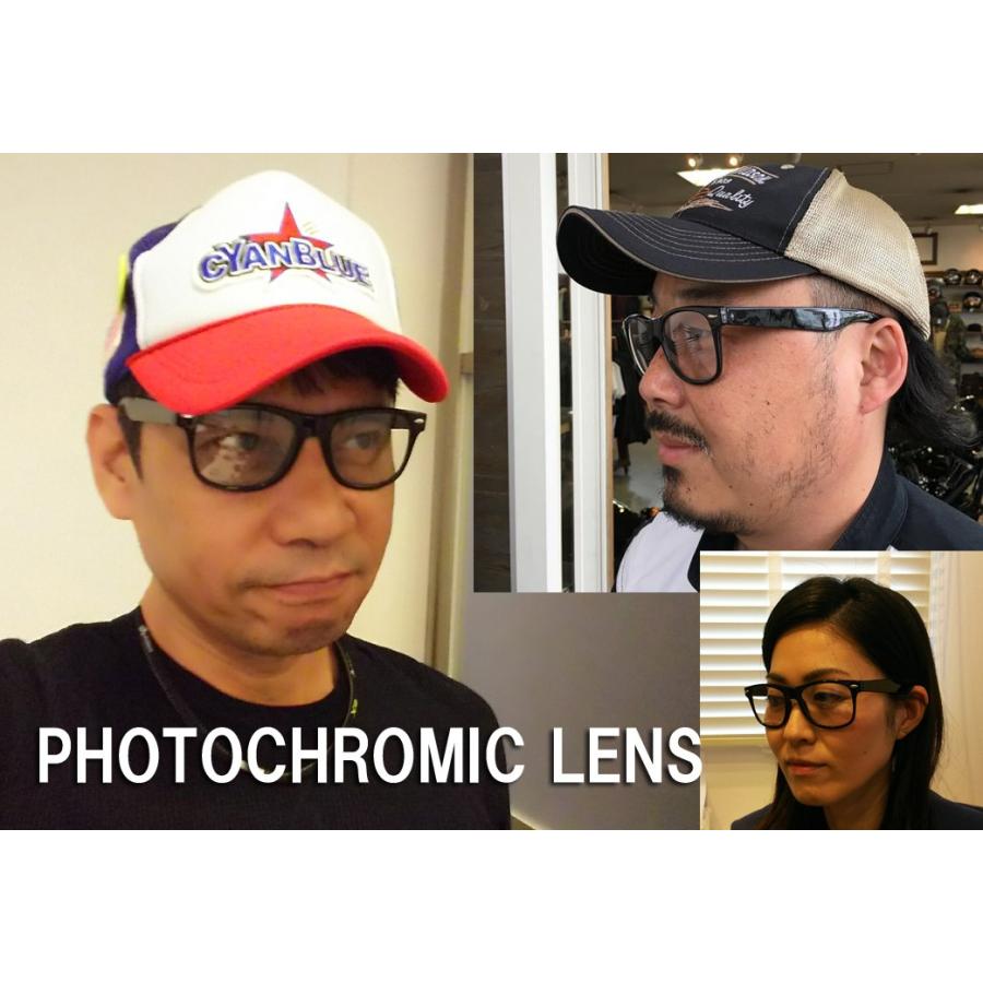 伊達眼鏡　調光サングラス　ウェリントン　バイク　ハーレ　お洒落　メンズ　レディース　　色が変わる |  | 05