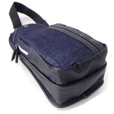 デニム生地ボディバッグ　バイク乗り　通勤通学　安い　プレゼント　バーゲン 自転車　ワンショルダー |  | 04