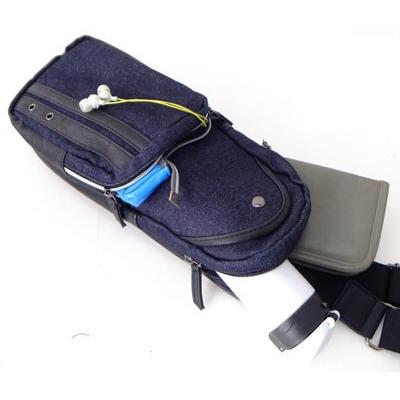 デニム生地ボディバッグ　バイク乗り　通勤通学　安い　プレゼント　バーゲン 自転車　ワンショルダー |  | 05