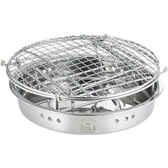 ステンレス製　テーブルグリル　卓上コンロ　BBQ　キャンプ　災害用　携帯袋付き　バーベキューコンロ　コンパクト　アウトドア用品 GRILL |  | 02