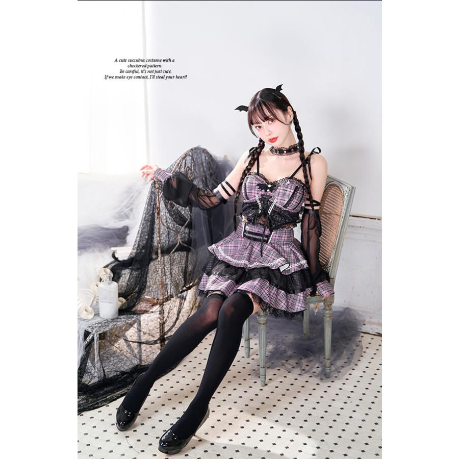 正規品]【あすつく】【中村里砂着用】サキュバス 悪魔 ピンク デビル