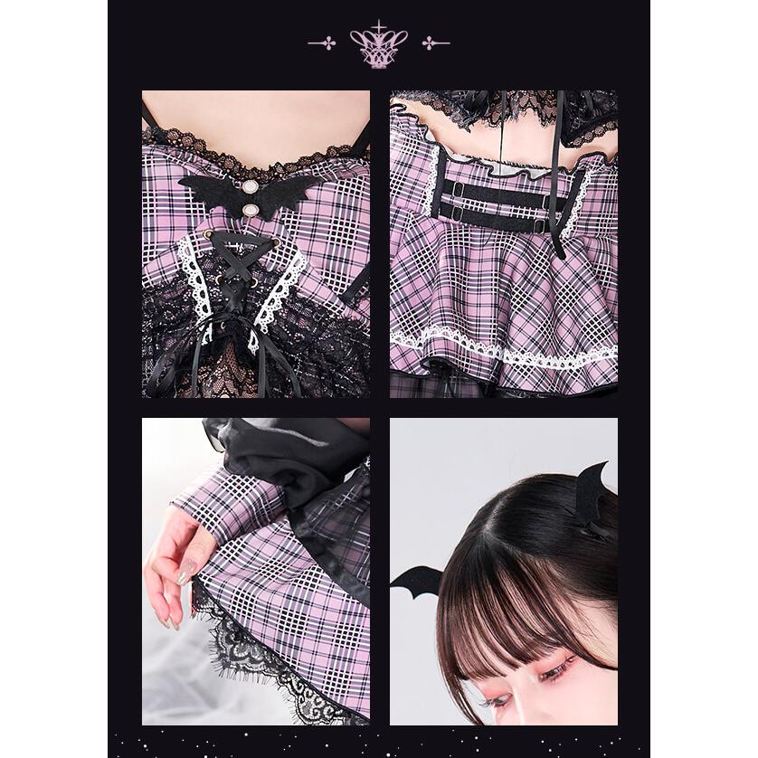 正規品]【あすつく】【中村里砂着用】サキュバス 悪魔 ピンク デビル