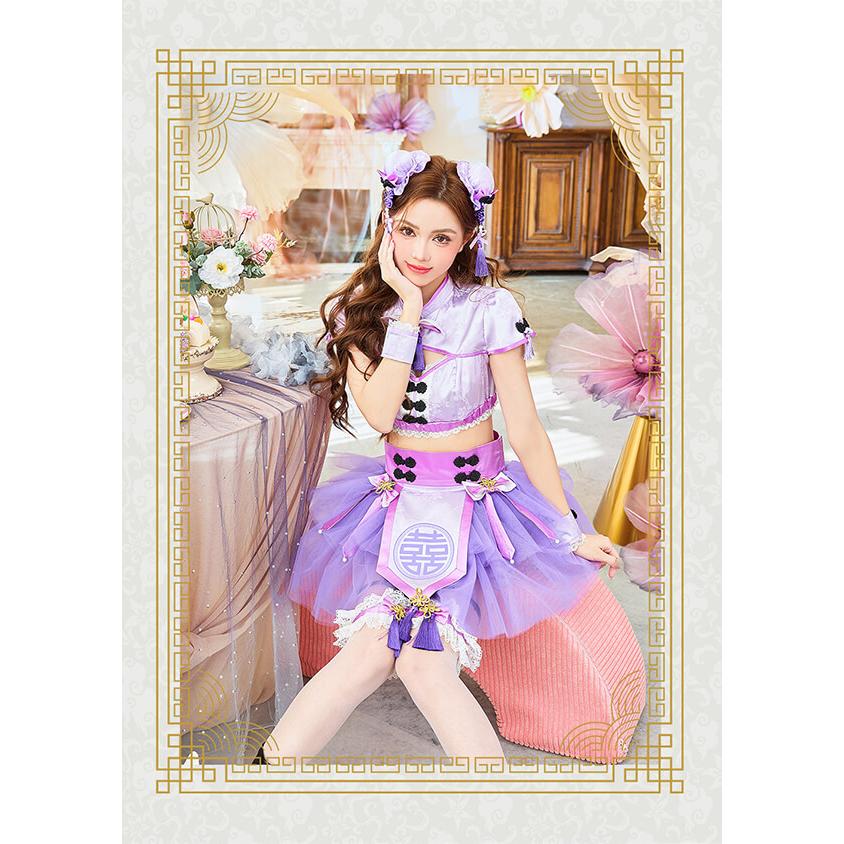 正規品]【あすつく】アイドル チャイナ ピンク パープル ブルー