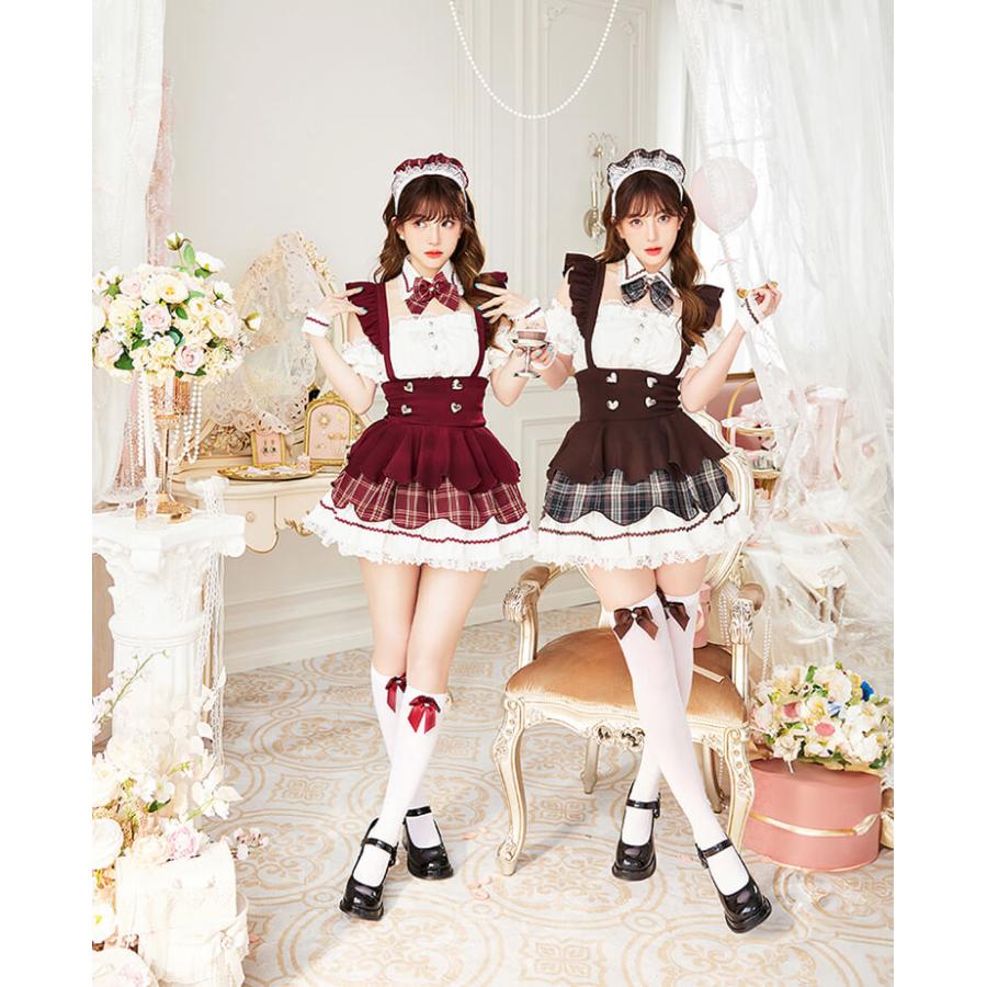 正規品]【予約-7月中旬頃より順次発送予定】コスプレ メイド レッド