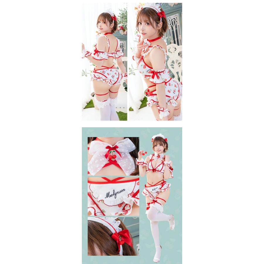 マリームーン さくらんぼ水着 正規品]【予約-12月上旬頃より順次発送