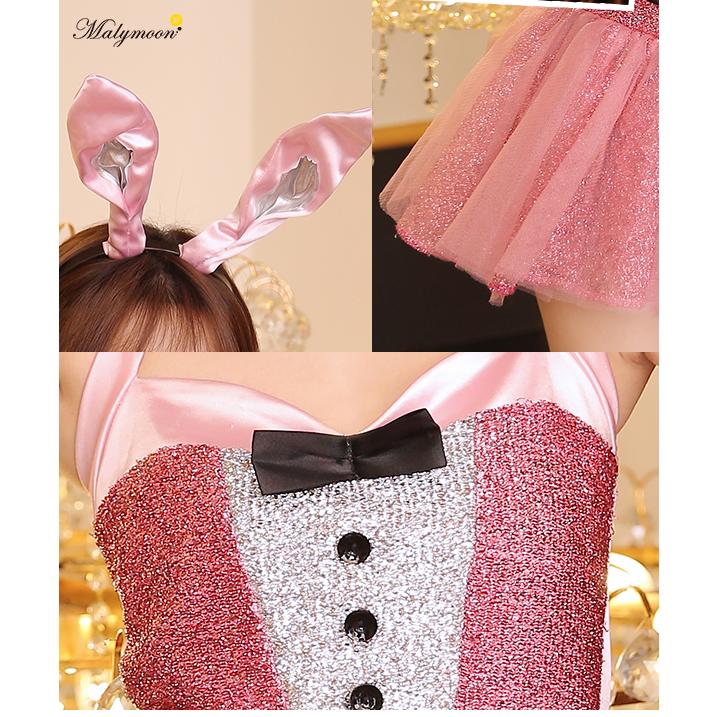 Amazon.co.jp: [Malymoon] バニーガール バニー うさぎ ふわふわ