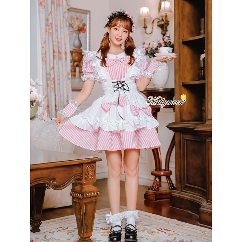 マリームーン コスプレ メイド服 オーダーメイド 高級メイド 可愛い 衣装 コスチューム【8115-2】_1