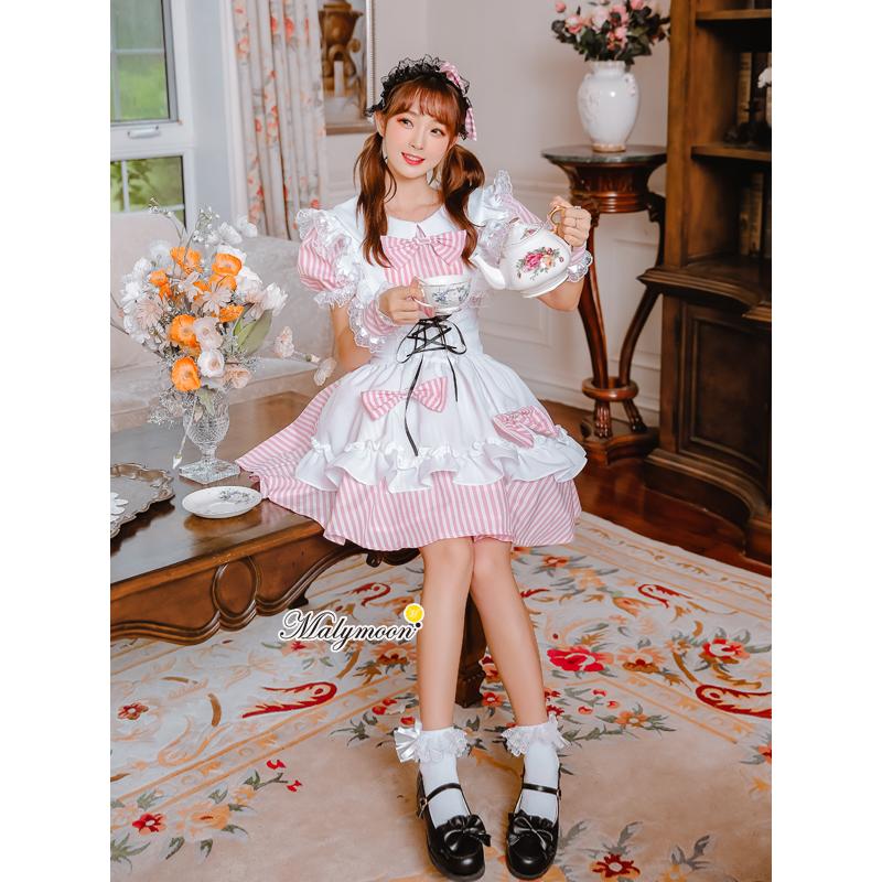 マリームーン コスプレ メイド服 オーダーメイド 高級メイド 可愛い 衣装 コスチューム【8115-2】_7