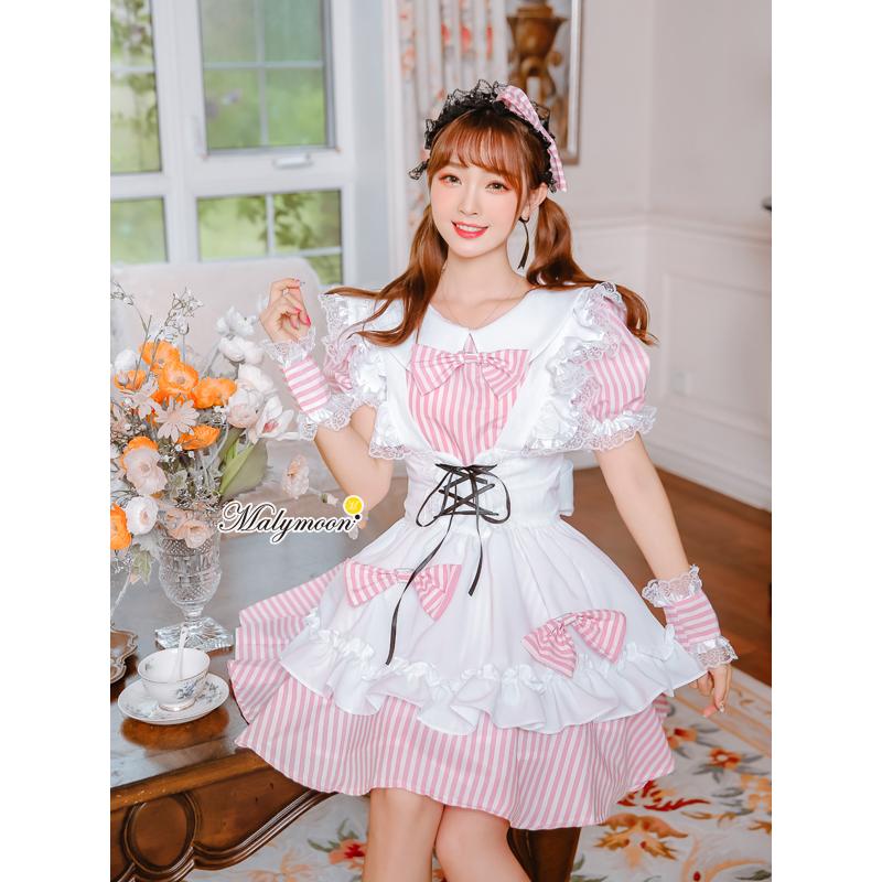 マリームーン コスプレ メイド服 オーダーメイド 高級メイド 可愛い 衣装 コスチューム【8115-2】_8