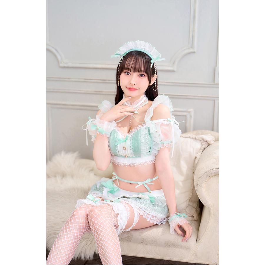 正規品]【一部予約】コスプレ ランジェリー メイド けんけん ピンク
