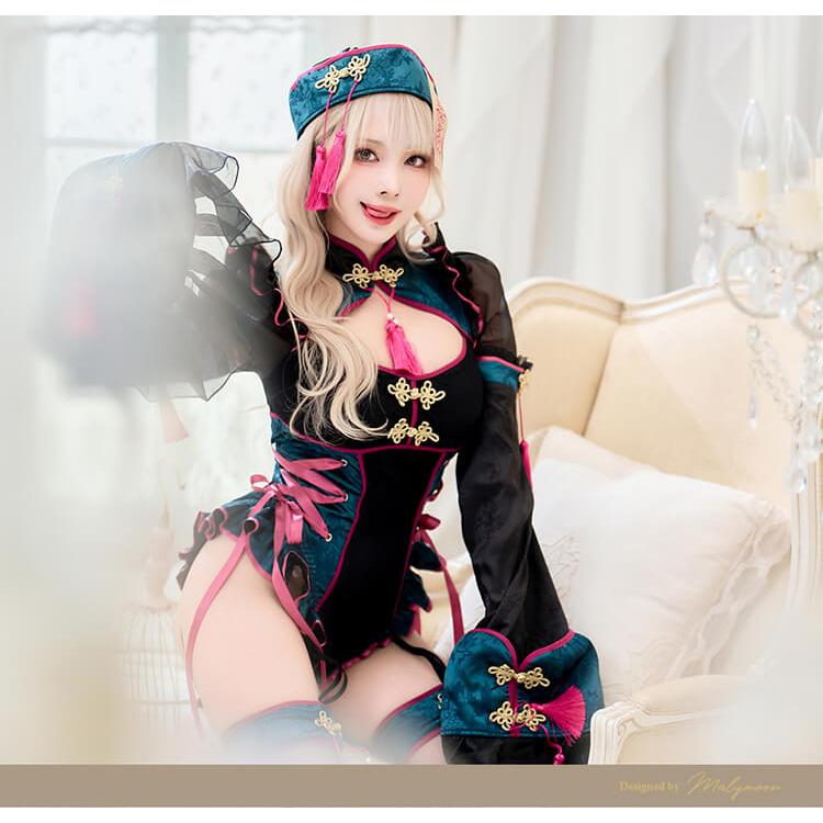 正規品]【あすつく】コスプレ キョンシー チャイナ 中国 グリーン