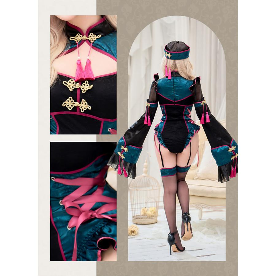 正規品]【あすつく】コスプレ キョンシー チャイナ 中国 グリーン