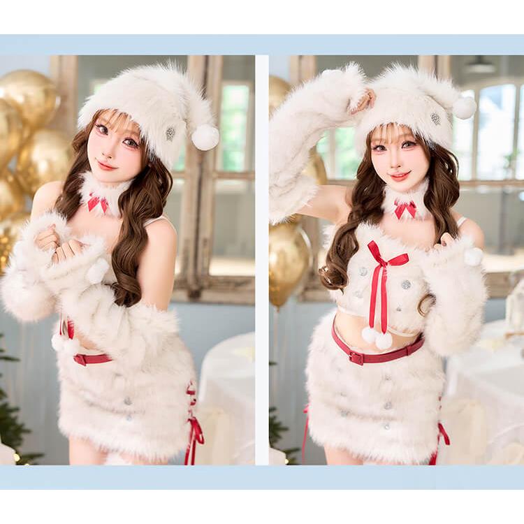 正規品]【あすつく】コスプレ クリスマス サンタ スノーマン ホワイト