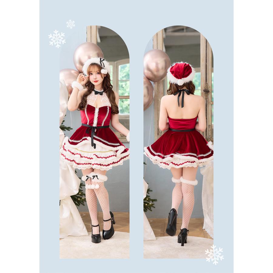 Malymoon サンタ コスプレ クリスマス レッド ケープ ショール