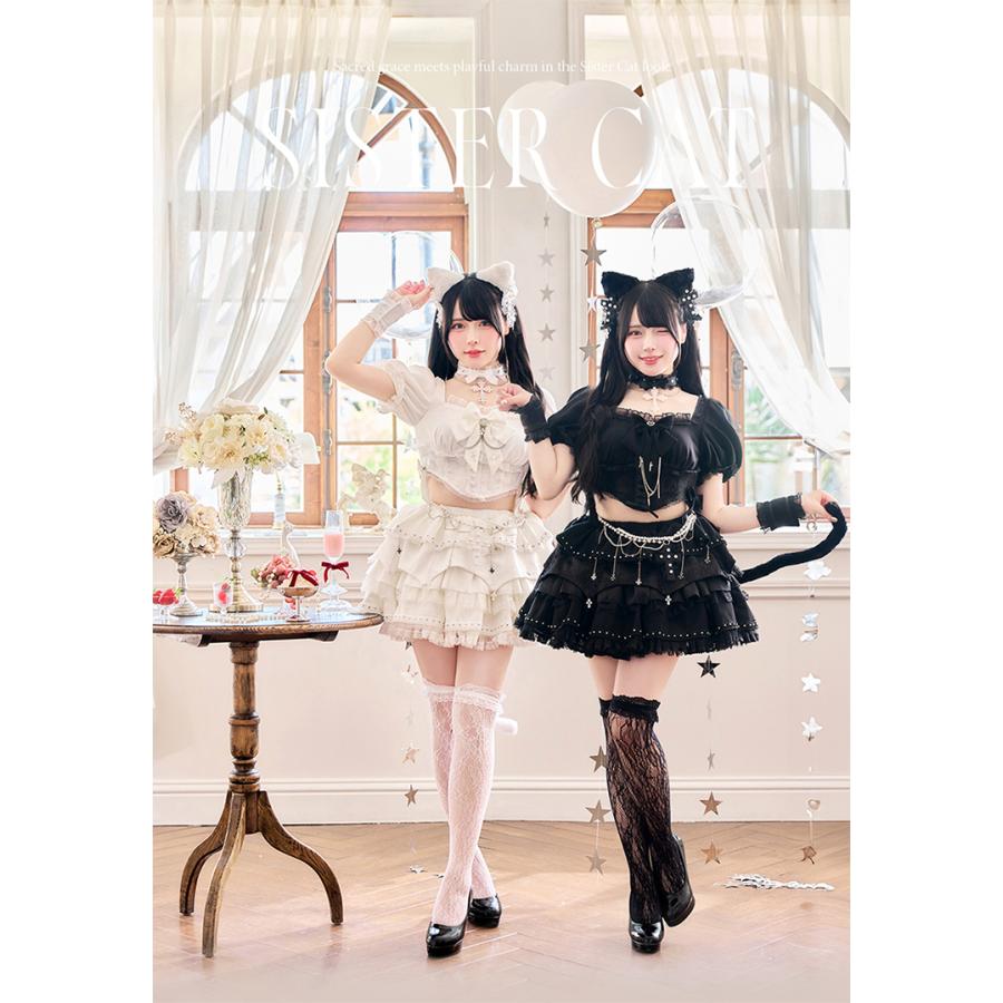 正規品]【あすつく】コスプレ アニマル 動物 キャット ねこ 白 黒