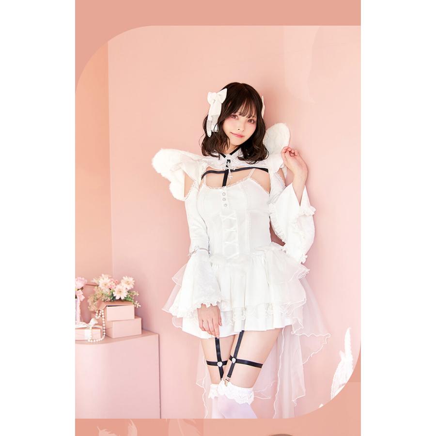 正規品]【あすつく】コスプレ すずらコラボ ホワイト 天使 エンジェル