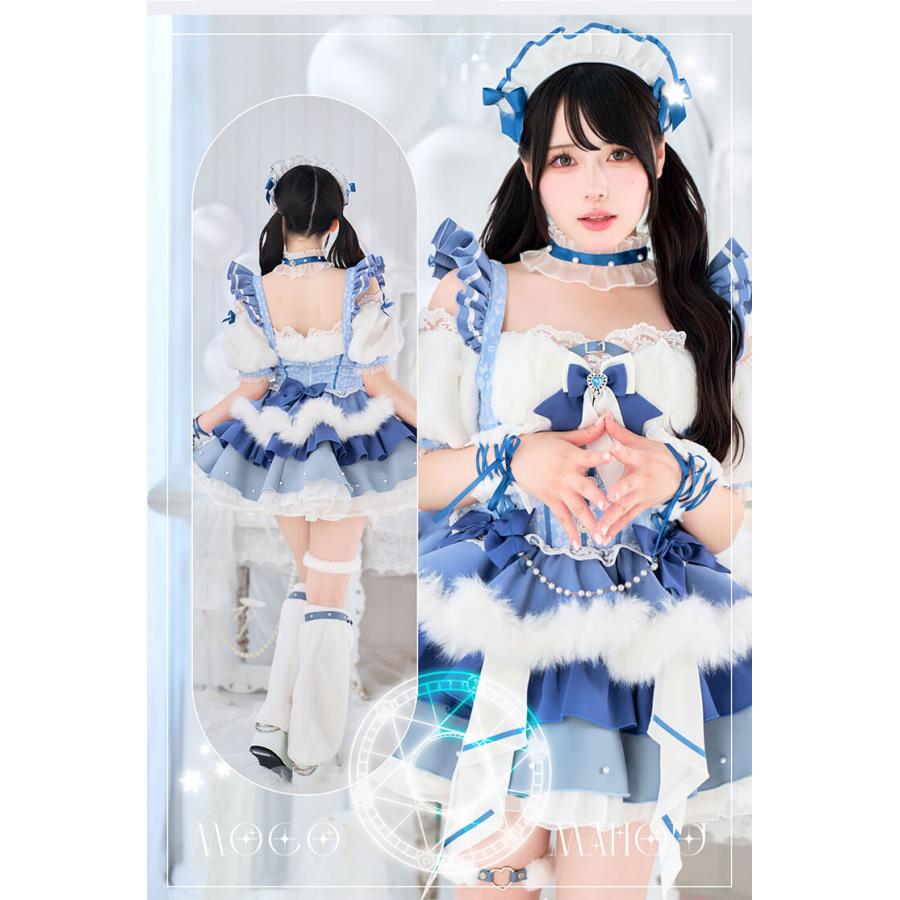 正規品]【あすつく】コスプレ 魔法少女 マジカル ピンク ブルー Mumei