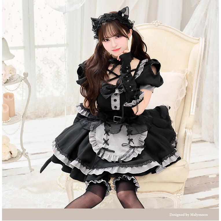 正規品]【あすつく】【藤咲凪着用】コスプレ メイド ウエイトレス