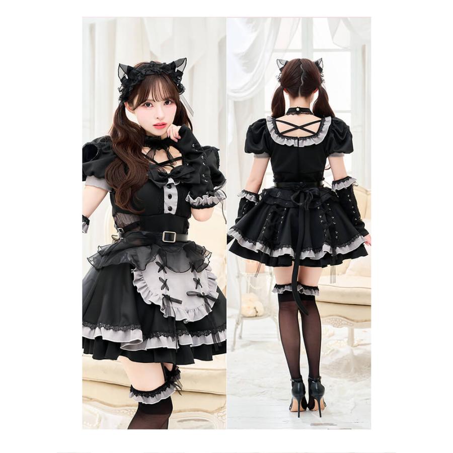 正規品]【あすつく】【藤咲凪着用】コスプレ メイド ウエイトレス