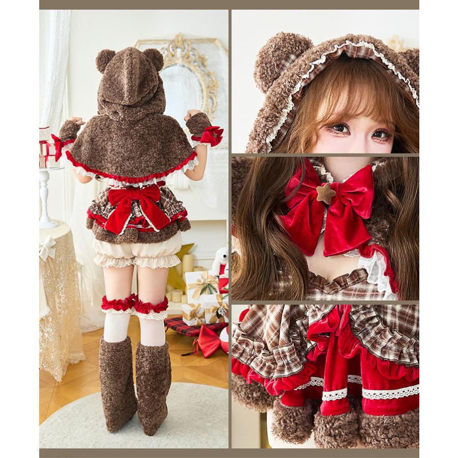 正規品]【あすつく】コスプレ クリスマス アニマル クマ ベア ブラウン
