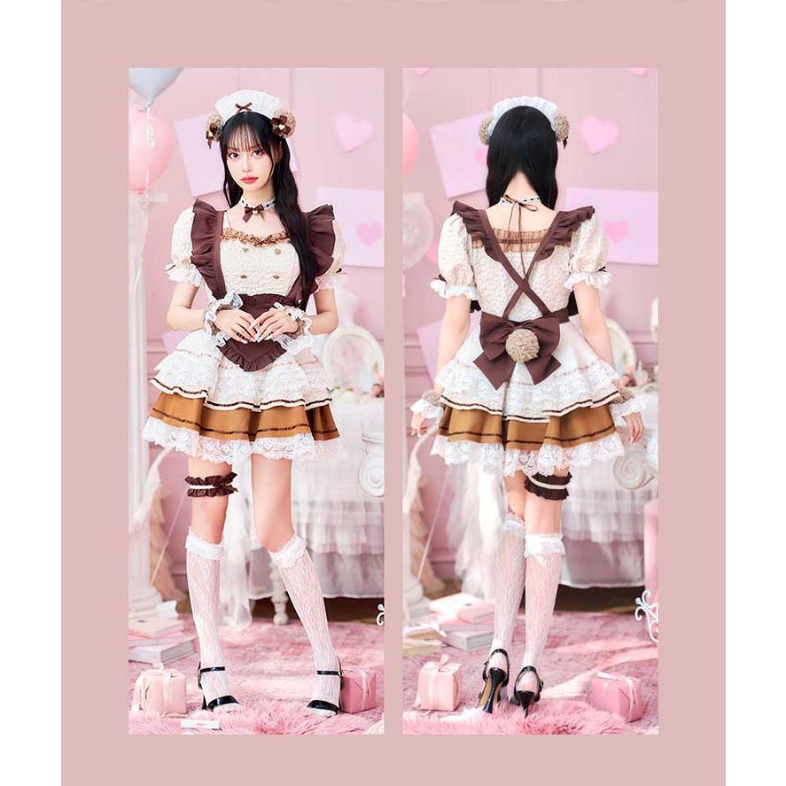 マリームーン バレンタイン チョコ クマ コスプレ 正規品]【あすつく】コスプレ バレンタイン メイド ウエイトレス