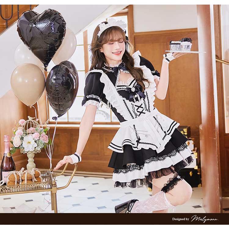 正規品]【予約-8月上旬頃より順次発送予定】上品 メイド メイド服