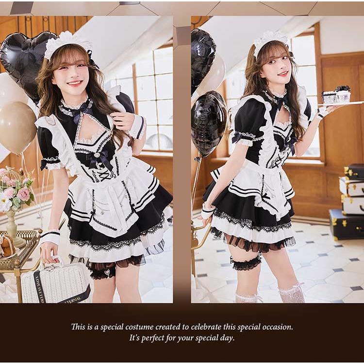 正規品]【予約-8月上旬頃より順次発送予定】上品 メイド メイド服