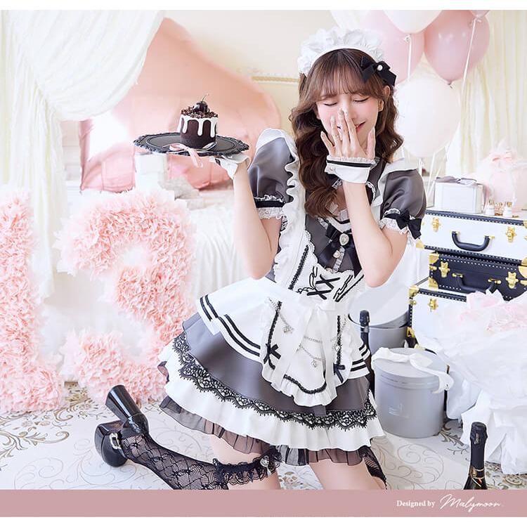 正規品]【あすつく】上品 メイド メイド服 コスプレ シック 王道