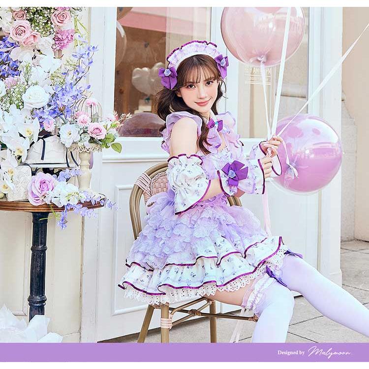 正規品]【パープルは予約】コスプレ メイド ウエイトレス 家政婦