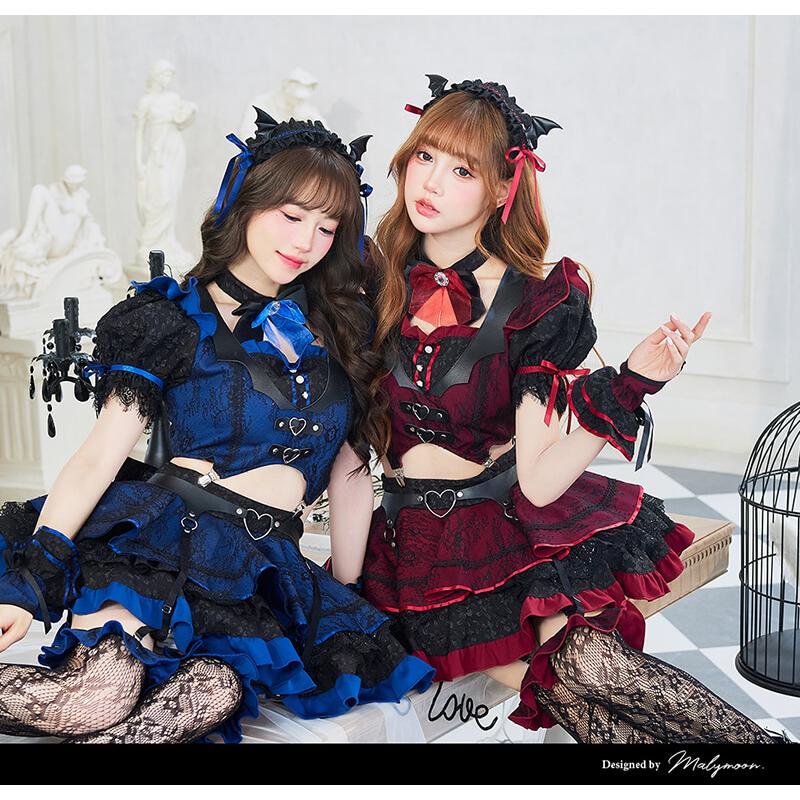 正規品]【レッドは予約】ハロウィン コスプレ 悪魔 デビル メイド