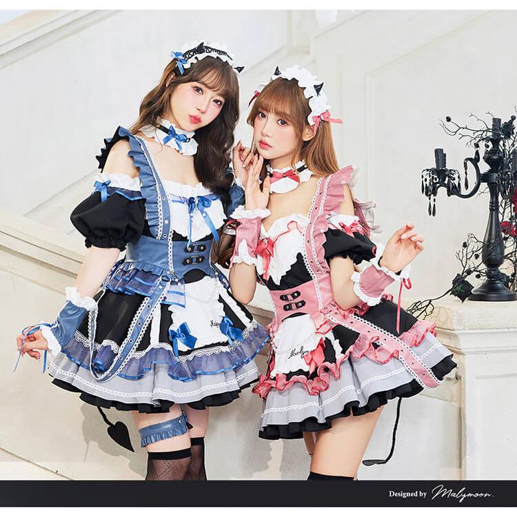 マリームーン サキュバス デビル コスプレ衣装 正規品]【あすつく】ハロウィン コスプレ 悪魔 デビル メイド
