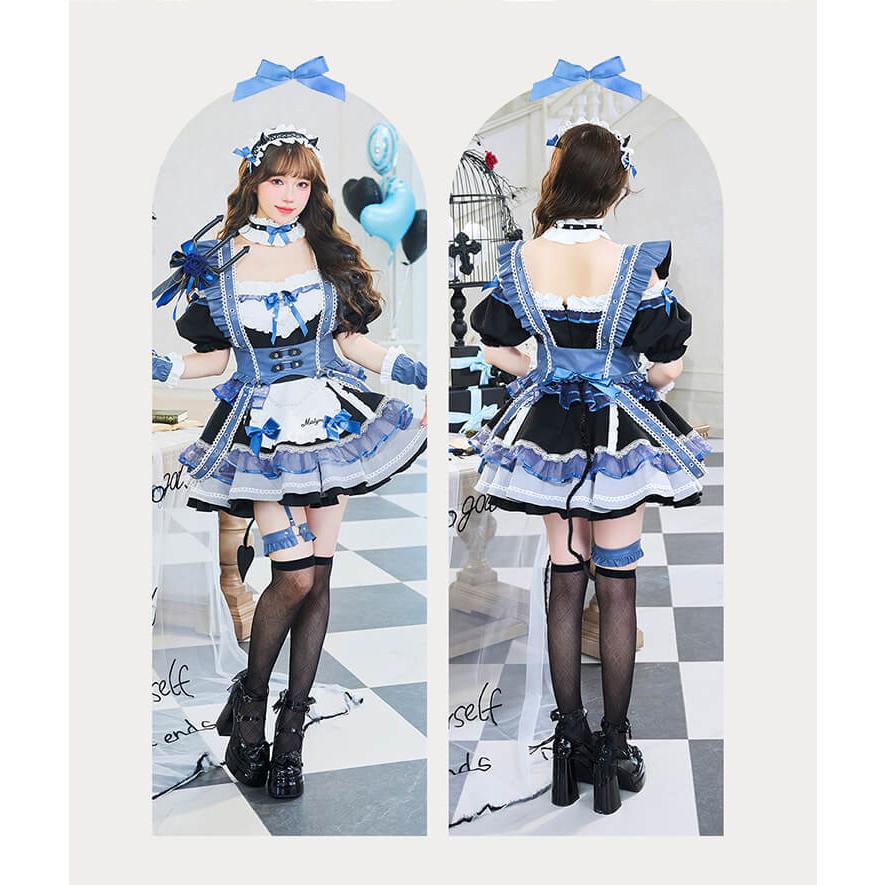 正規品]【あすつく】ハロウィン コスプレ 悪魔 デビル メイド