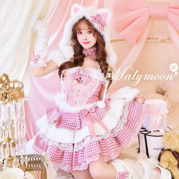 正規品]【予約】ハロウィン コスプレ アニマル キャット ネコ ピンク