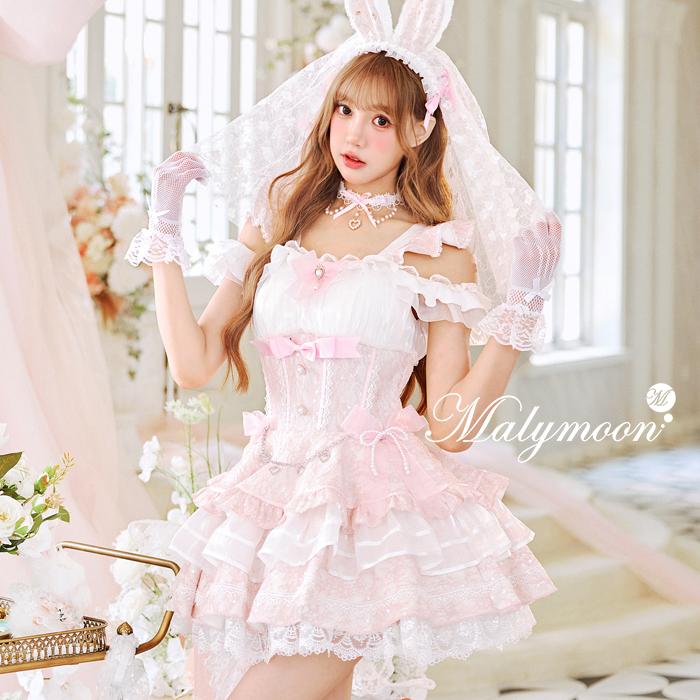 正規品]【あすつく】コスプレ ブライダル バニー うさぎ アニマル
