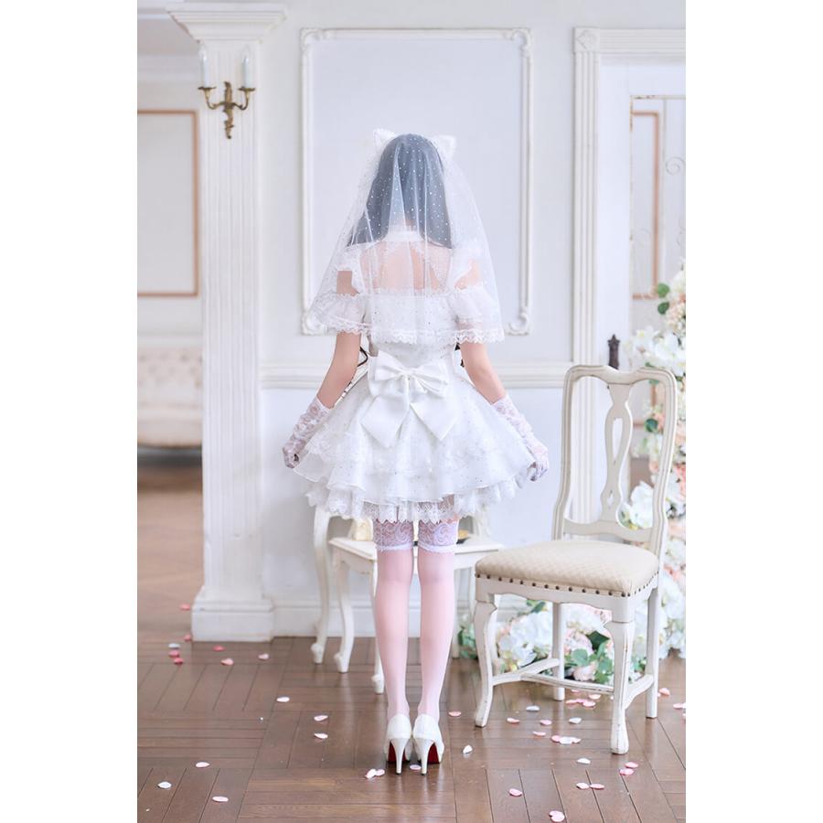 正規品]【予約】コスプレ ブライダル アニマル キャット 白 malymoon