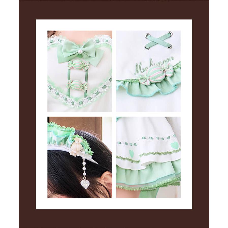 正規品]【一部予約】【中村里砂着用】コスプレ ミント メイド 家政婦