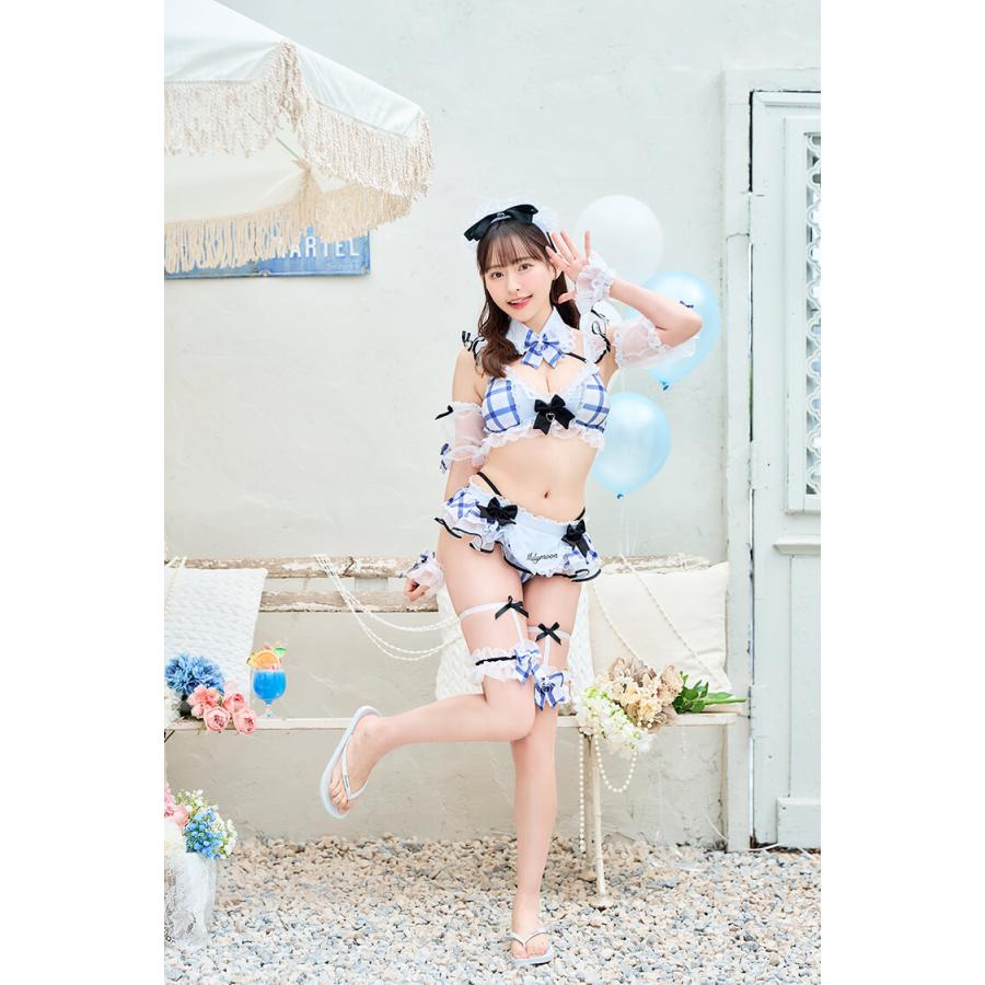 正規品]【一部予約】ビキニ 水着 オレンジ ライトブルー ピンク
