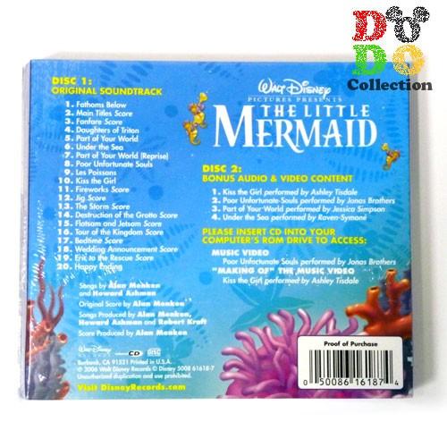 アリエル サウンドトラック Cd ボーナスビデオ 2枚入り アメリカディズニーパーク限定 グッズ お土産 Cd Ab0003 ドドコレクション 通販 Yahoo ショッピング