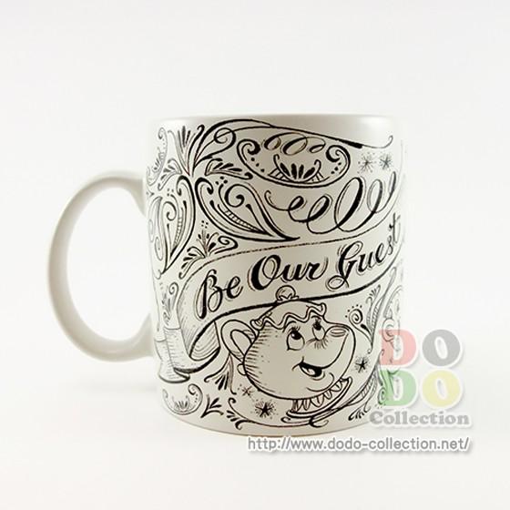 Disney（ディズニー） 美女と野獣 メインデザイン 陶器製 Big