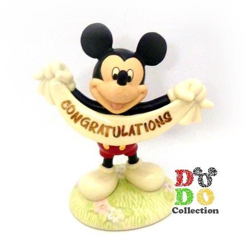 逸品 ミッキー Mickey S Congratulations フィギュアリン レノックス社 アメリカディズニーパーク 限定 グッズ お土産 ぬいぐるみ Www Quantumbytestore Com
