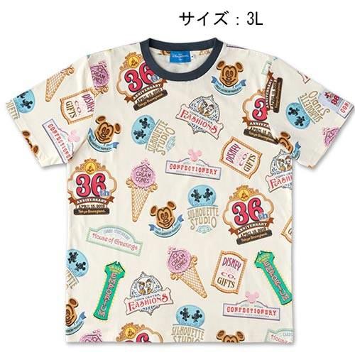 Tシャツ 3l 東京ディズニーランド36周年 記念グッズ お土産 Tdr Ab ドドコレクション 通販 Yahoo ショッピング