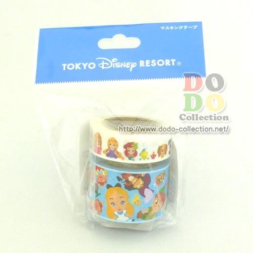 Disney's friends　マスキングテープ　2個セット　東京ディズニーランド　ディズニーシー　限定　文房具　グッズ　お土産｜dodo-collection